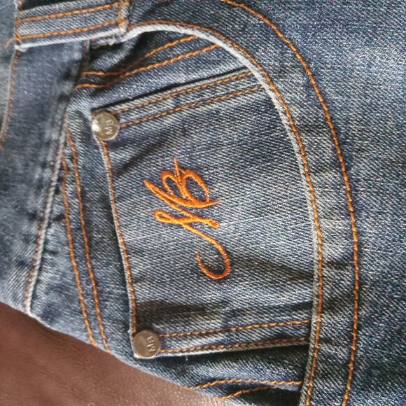 Makaveli Tupac Shakur signed denim carpenter shorts size 40 - Picture 2 of 5